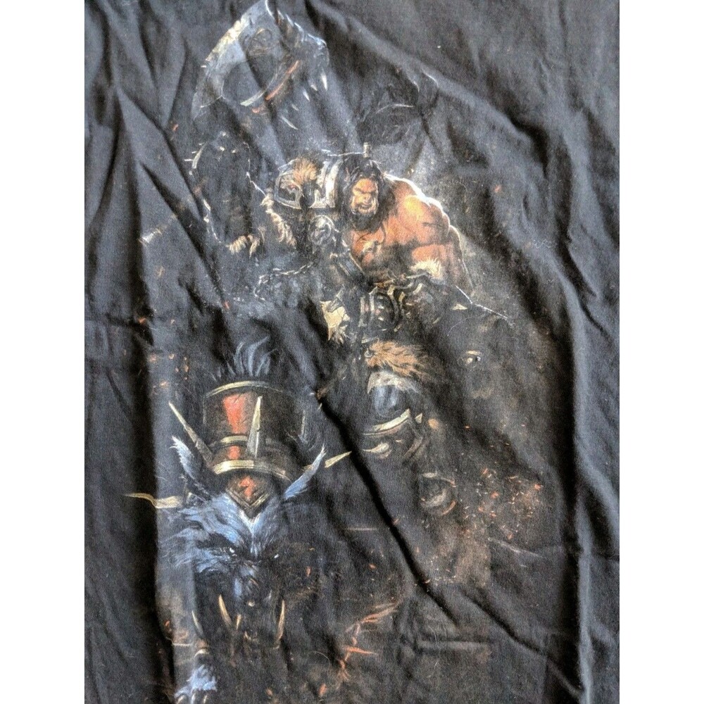 Authentic Blizzard Gromash Hellscream WOW World Of Warcraft Women's T-Shirt M